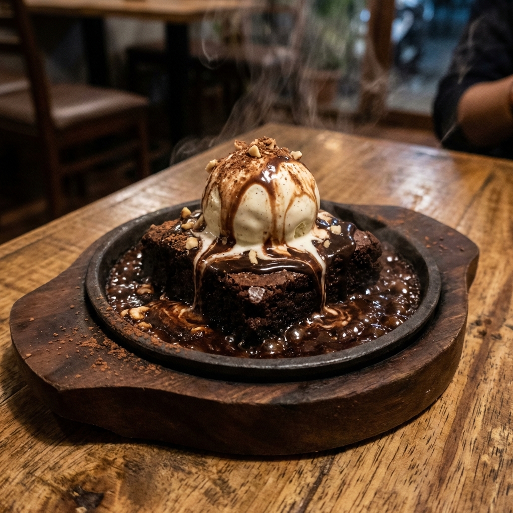 Hot Sizzling Brownie
